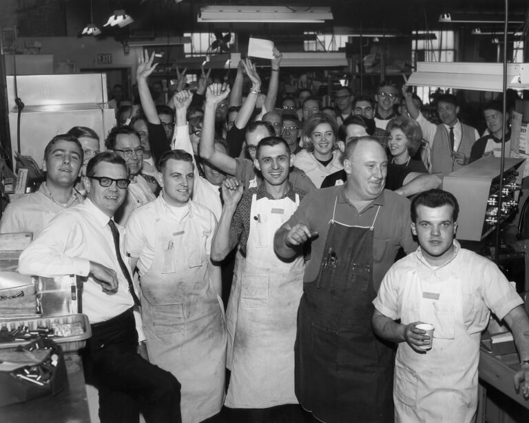 The Staff of Dayton Progress circa 1950s