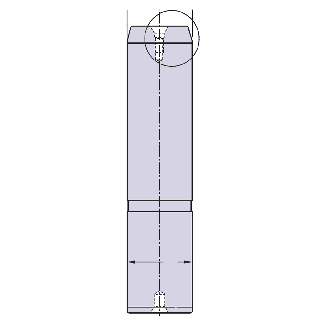 Peachtree Woodworking 7/16" O.D.X 11/32" I.D. GUIDE BUSHING PW3883 - Router Templates